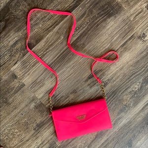 Victoria’s Secret hot pink neon purse